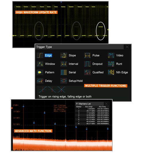 TestEquity: Siglent SDS804X HD MSO Oscilloscope, 4 Channel, 70MHz